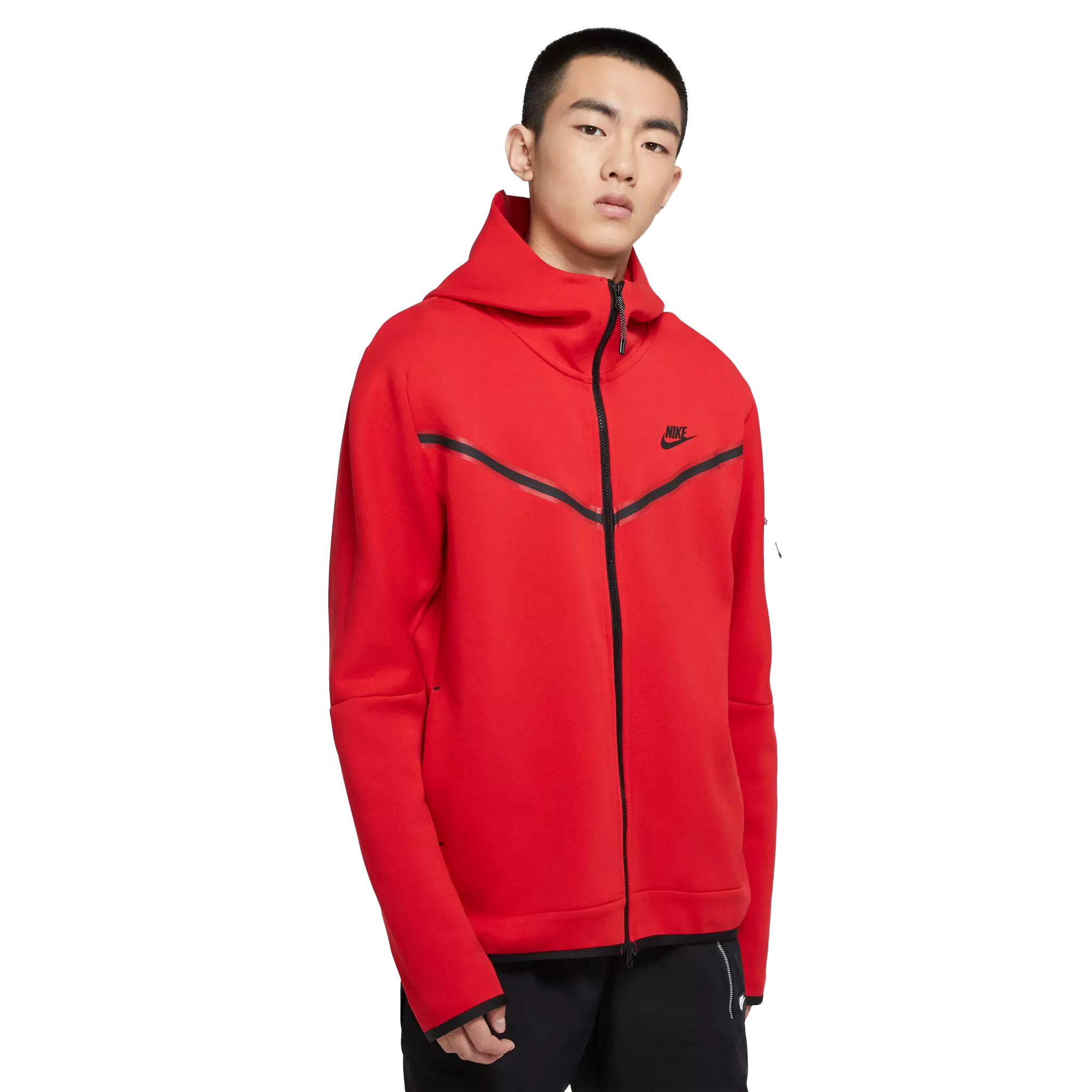 Red nike 2025 tech jacket